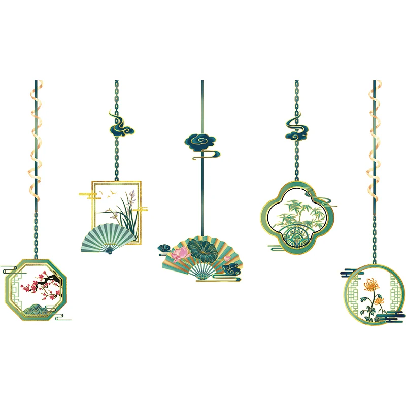 Creative Chinese Style Pendants Wall Stickers Art Decals Home Living Room Decoration Teenager Aesthetic Poster on The Wall Decor
Creative Chinese Style Pendants Wall Stickers Art Decals Home Living Room Decoration Teenager Aesthetic Poster on The Wall Decor