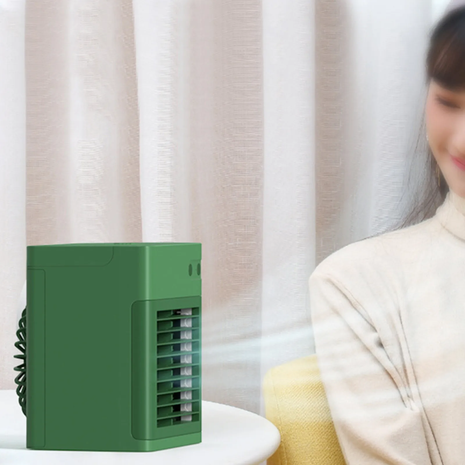 2021 New Portable Air Conditioner Mini Personal Air Fan Portable USB Rechargeable Cool Free shipping Home Office Desktop
2021 New Portable Air Conditioner Mini Personal Air Fan Portable USB Rechargeable Cool Free shipping Home Office Desktop