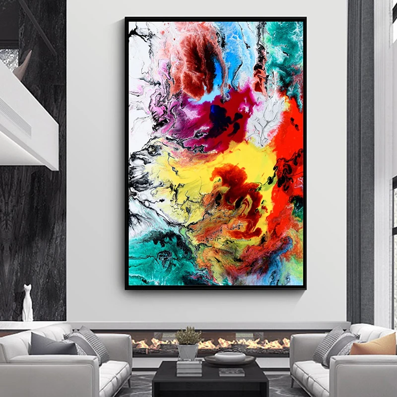 Abstract Canvas Painting Wall Art Multicolour Posters And Prints For Living Room Artistic Picture Modern Home Decor Mural
Abstract Canvas Painting Wall Art Multicolour Posters And Prints For Living Room Artistic Picture Modern Home Decor Mural
