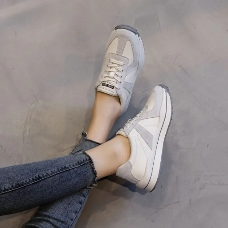 RIZABINA New Women Sneakers Cow Leather Patchwork Women Shoes Fashion Cool Spring Autumn Shoes Women Footwear Size 35-40
RIZABINA New Women Sneakers Cow Leather Patchwork Women Shoes Fashion Cool Spring Autumn Shoes Women Footwear Size 35-40