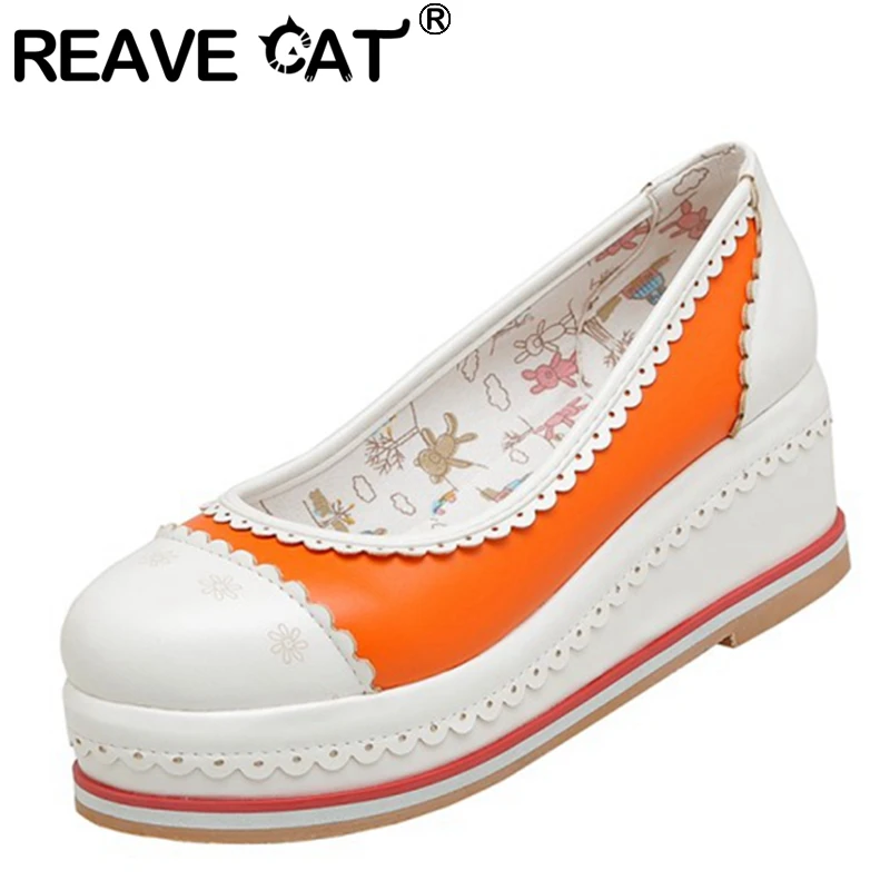 REAVE CAT/2021 милые женские туфли-лодочки в стиле «Лолита» на платформе; Милые слипоны Карамельный цвет вечерние сапоги на толстой подошве, розов...
REAVE CAT/2021 милые женские туфли-лодочки в стиле «Лолита» на платформе; Милые слипоны Карамельный цвет вечерние сапоги на толстой подошве, розов...
