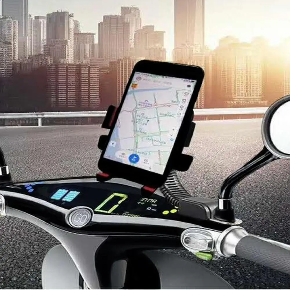 Motorcycle Phone Bracket Motorcycle Scooter Universal 360 Degree Rotation Rear Mirror Phone Holder Mount motorbike accessories 
Motorcycle Phone Bracket Motorcycle Scooter Universal 360 Degree Rotation Rear Mirror Phone Holder Mount motorbike accessories