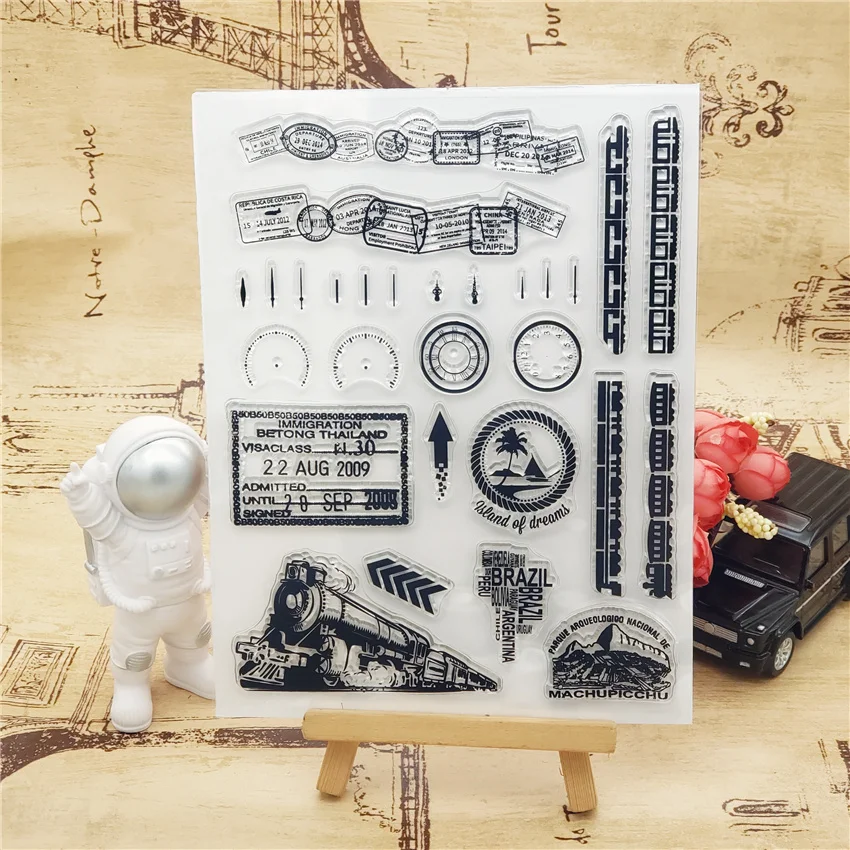 14*18CM train stamps Transparent Seal Clear Stamps Silicone Seal Roller Stamps DIY Scrapbook Album / Card Production Easter
14*18CM train stamps Transparent Seal Clear Stamps Silicone Seal Roller Stamps DIY Scrapbook Album / Card Production Easter