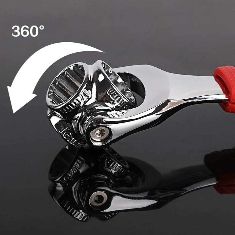 52 - in - one multi-function wrench 360 - degree double - end rotating wrench ratchet open double - use plum
52 - in - one multi-function wrench 360 - degree double - end rotating wrench ratchet open double - use plum