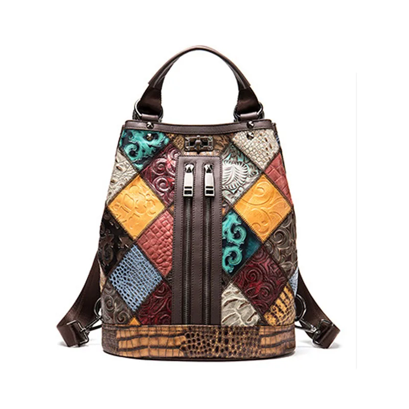 Genuine leather 2022 New Product Multifunctional large-Capacity Stitching Color Backpack Famous brand shoulder bag handbag
Genuine leather 2022 New Product Multifunctional large-Capacity Stitching Color Backpack Famous brand shoulder bag handbag