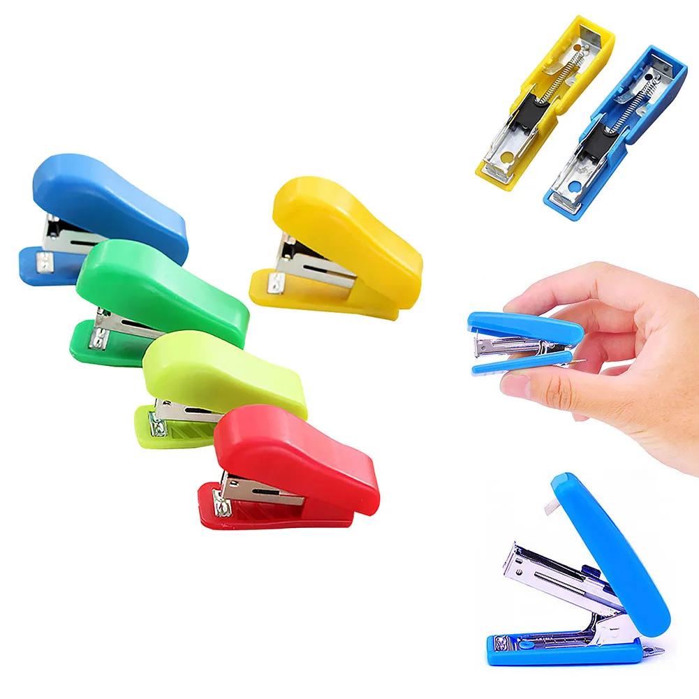Random Color Plastic Cute Office Student Use Mini Stapler Small Durable Stationery Portable For No. 10 Staples
Random Color Plastic Cute Office Student Use Mini Stapler Small Durable Stationery Portable For No. 10 Staples