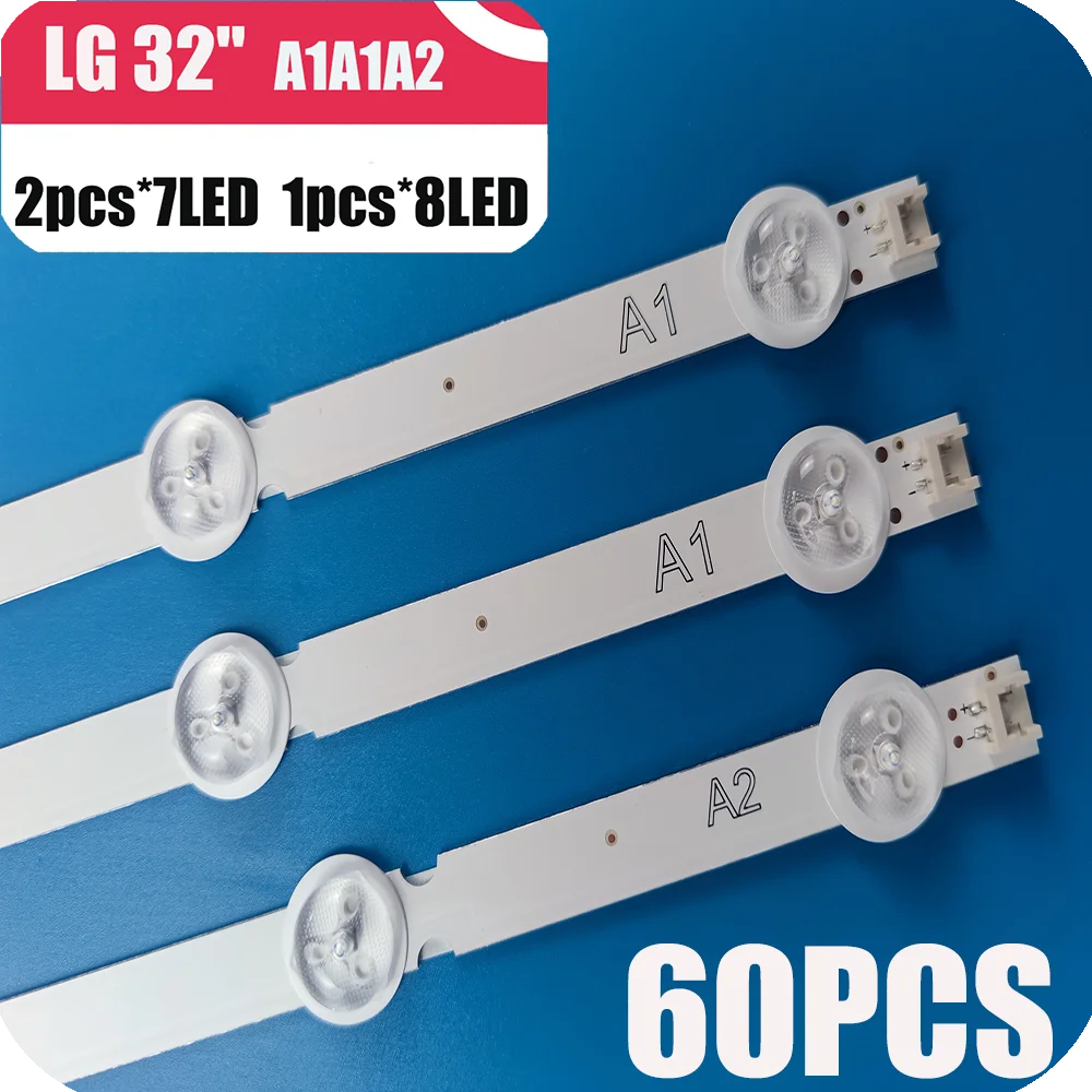 LED Backlight Strip 7/8 lamp for LG 32'' TV 32LN540V 32LN541V 32LN520B LC320DXE 6916L-1399A 1400A 1437A 1438A 1204A 1426A NEW
LED Backlight Strip 7/8 lamp for LG 32'' TV 32LN540V 32LN541V 32LN520B LC320DXE 6916L-1399A 1400A 1437A 1438A 1204A 1426A NEW