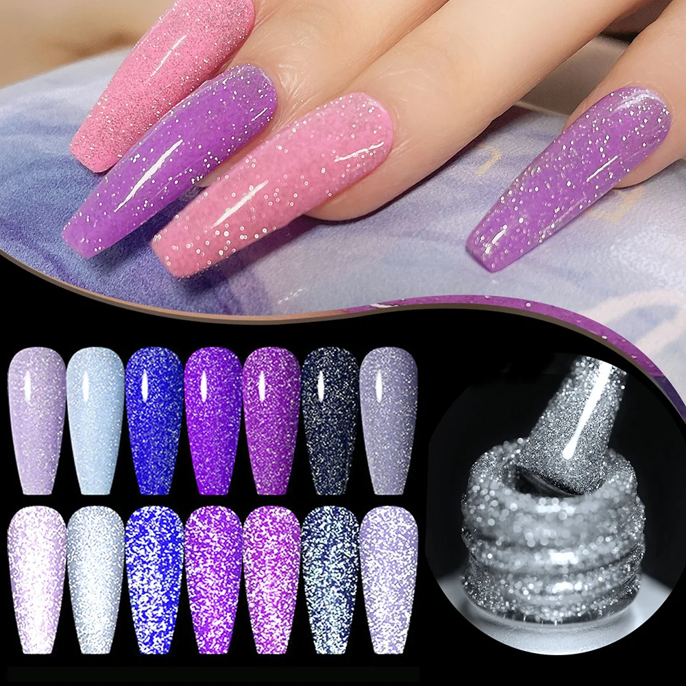 Reflective Top Coat Gel Nail Polish Glitter Top Coat Shine Finish Long Lasting Nail Art Soak Off UV Gel Varnish Manicure Tool
Reflective Top Coat Gel Nail Polish Glitter Top Coat Shine Finish Long Lasting Nail Art Soak Off UV Gel Varnish Manicure Tool