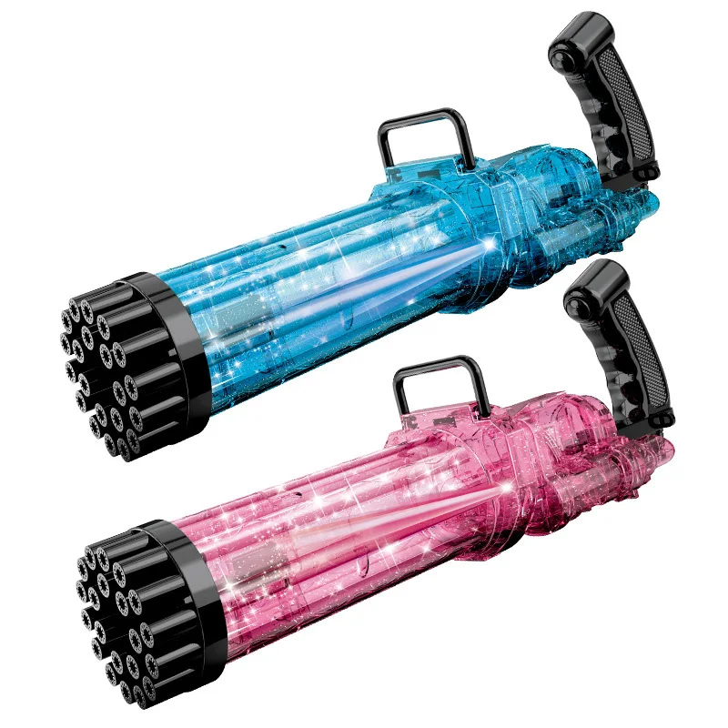 21 Hole Gatling Bubble Gun Toy New Design Automatic Big Bubble Maker Blower Machine For Children Summer Soap Bubble Gun Bath Toy
21 Hole Gatling Bubble Gun Toy New Design Automatic Big Bubble Maker Blower Machine For Children Summer Soap Bubble Gun Bath Toy