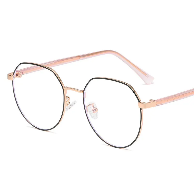 2020 new exquisite fashion metal flat mirror simple full frame retro glasses can be equipped with myopia glasses frame.
2020 new exquisite fashion metal flat mirror simple full frame retro glasses can be equipped with myopia glasses frame.