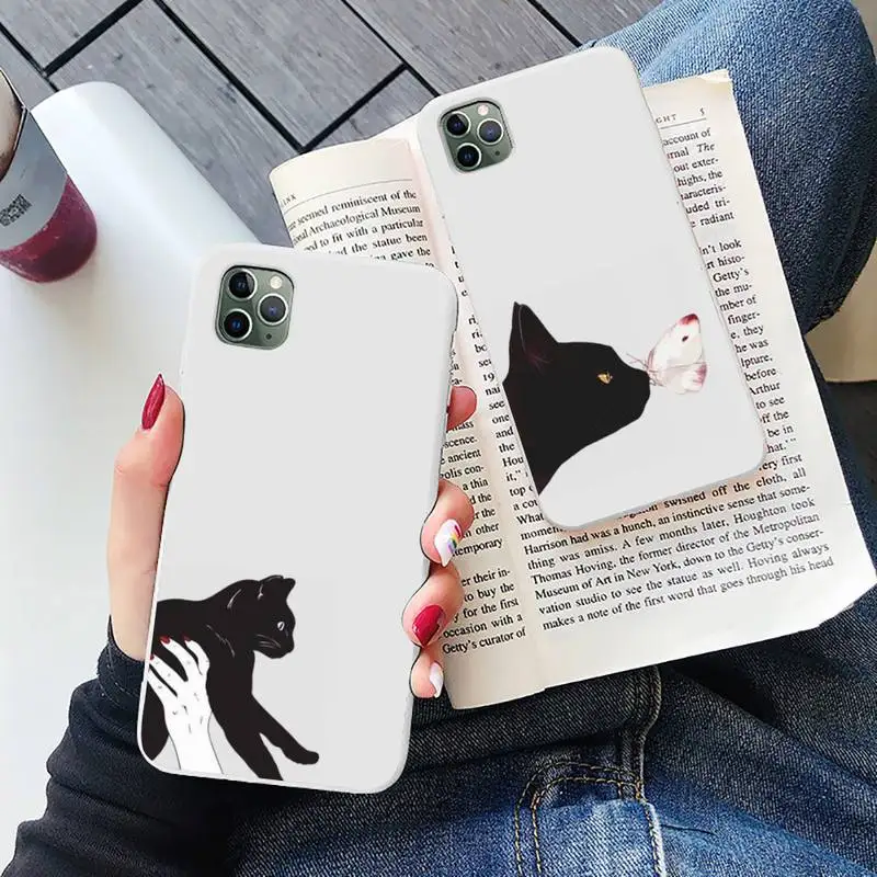 Cartoon cute cat lovely animal Phone Case Candy Color for iPhone 6 6S 7 8 11 12 XS X SE 2020 XR mini pro Plus MAX funda
Cartoon cute cat lovely animal Phone Case Candy Color for iPhone 6 6S 7 8 11 12 XS X SE 2020 XR mini pro Plus MAX funda