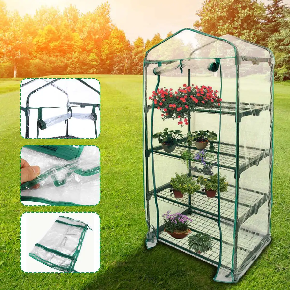 155x69x49 Greenhouses Cover Four Floors Green Household Plant Greenhouse Mini Garden Warm Room PVC Garden Warm Room Dropshipping
155x69x49 Greenhouses Cover Four Floors Green Household Plant Greenhouse Mini Garden Warm Room PVC Garden Warm Room Dropshipping