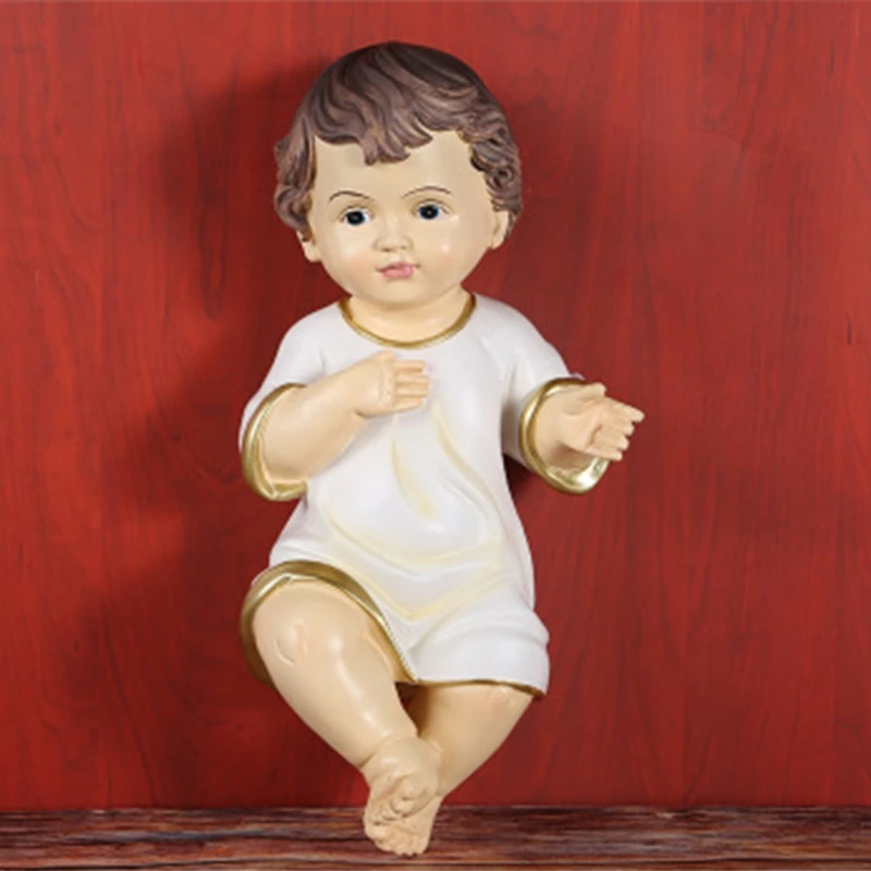 Resin Religious Nativity Figurine Little Baby Jesus Statue Ornament Christ Craft
Resin Religious Nativity Figurine Little Baby Jesus Statue Ornament Christ Craft