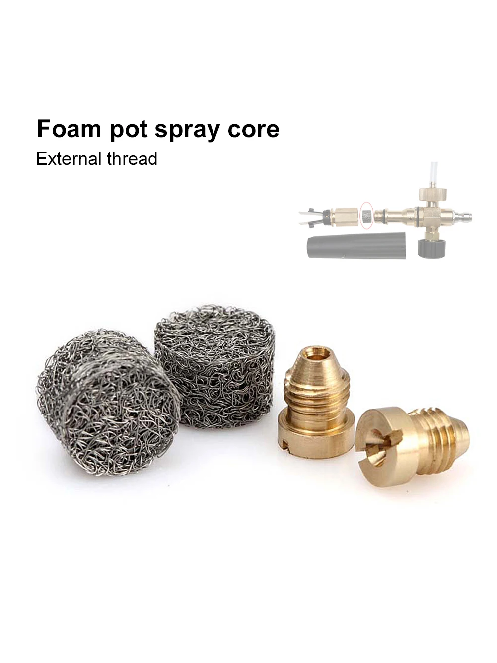 Car Pressure Washer Foam Generator Nozzle Foam Cannon Orifice Nozzle Tip Filter Mesh for Karcher Foam Nozzle Snow Foam Gun Lance
Car Pressure Washer Foam Generator Nozzle Foam Cannon Orifice Nozzle Tip Filter Mesh for Karcher Foam Nozzle Snow Foam Gun Lance