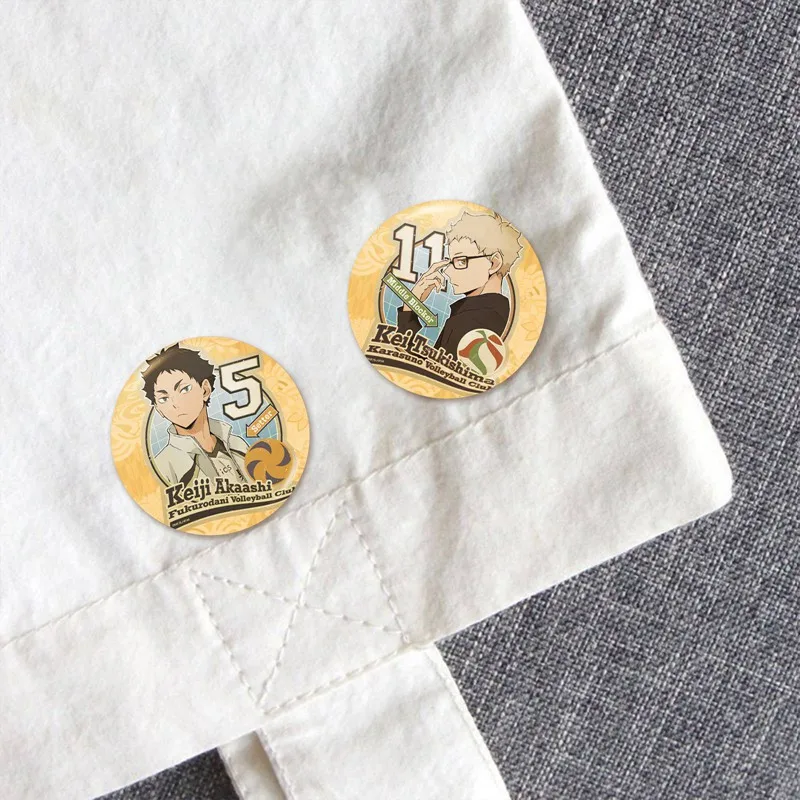 Anime Haikyuu!! Volleyball Boy Cosplay Trendy Badge Button Brooch Holiday Gift for Clothes Bag
Anime Haikyuu!! Volleyball Boy Cosplay Trendy Badge Button Brooch Holiday Gift for Clothes Bag