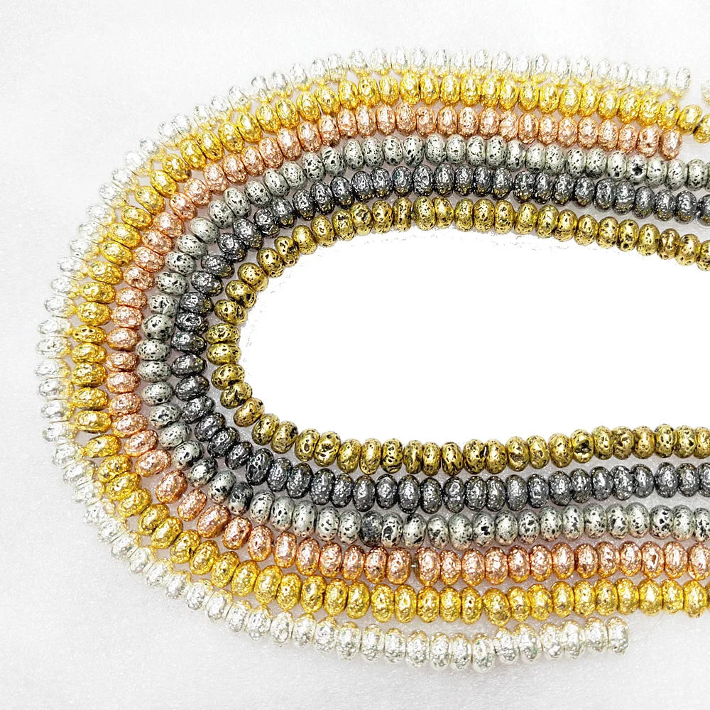 Natural volcanic rock abacus beads loose beads semi-finished volcanic rock beads jewelry making necklace DIY bracelet 39cm
Natural volcanic rock abacus beads loose beads semi-finished volcanic rock beads jewelry making necklace DIY bracelet 39cm