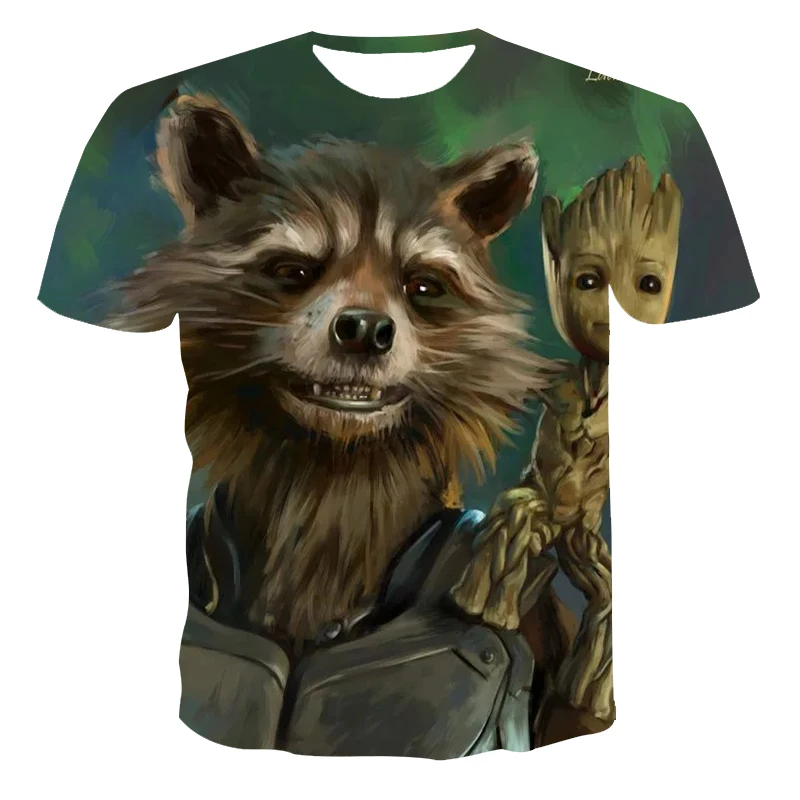 Disney Marvel Rocket Raccoon Men/Women T Shirt 3D Print Fashion Casual Summer Short Sleeve Cool Tee Tops Streetwear Plus Size
Disney Marvel Rocket Raccoon Men/Women T Shirt 3D Print Fashion Casual Summer Short Sleeve Cool Tee Tops Streetwear Plus Size