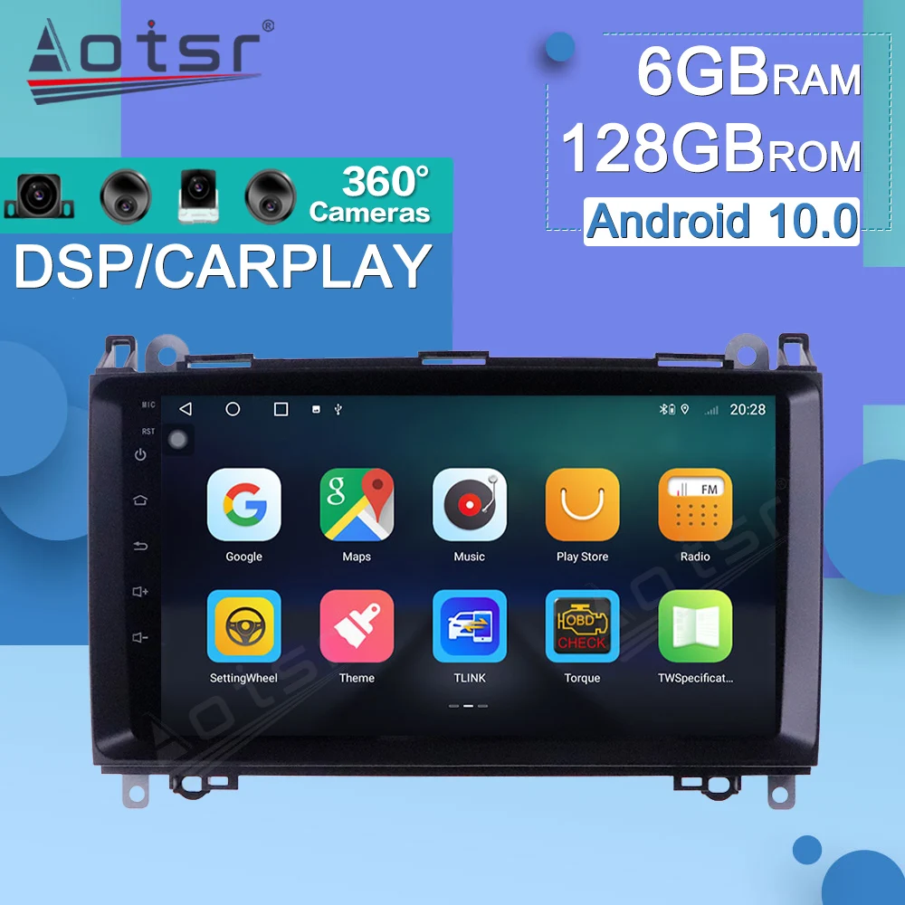 Android For Mercedes Benz B-Class B Class T245 2005 - 2011 Car Radio Carplay Multimedia Video Player Navigation GPS Stereo DSP
Android For Mercedes Benz B-Class B Class T245 2005 - 2011 Car Radio Carplay Multimedia Video Player Navigation GPS Stereo DSP
