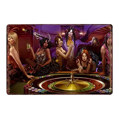 Casino Poker Game Theme 8x12 Inch Retro Vintage Metal Tin Signs Bar Beer Pub Club Painting Art Poster Home Decorative Wall Plate
Casino Poker Game Theme 8x12 Inch Retro Vintage Metal Tin Signs Bar Beer Pub Club Painting Art Poster Home Decorative Wall Plate