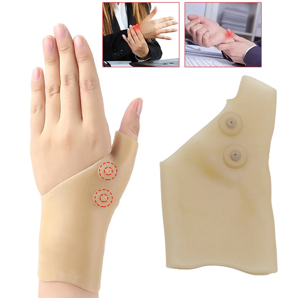 Tcare 2Pcs/Pair New Magnetic Therapy Wrist Glove Silicone Arthritis Pain Relief Wrist Glove Heal Joints Pressure Corrector Glove
Tcare 2Pcs/Pair New Magnetic Therapy Wrist Glove Silicone Arthritis Pain Relief Wrist Glove Heal Joints Pressure Corrector Glove
