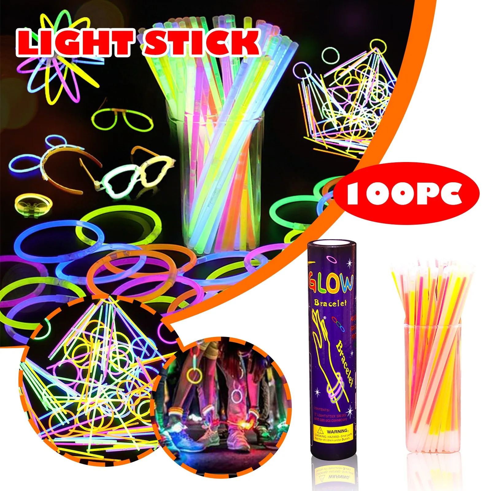 For Halloween Christmas Party Liquid Light Stick Light Stick Fluorescent Bracelet Milky White Shell 100PCS(10ml) Decoration
For Halloween Christmas Party Liquid Light Stick Light Stick Fluorescent Bracelet Milky White Shell 100PCS(10ml) Decoration