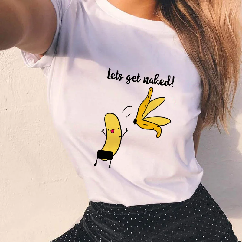 Summer T-shirt Fun Banana Fruit Print Tshirt short sleeve print casual 90's Girls clothing graphic Tshirt Harajuku Tshirt female
Summer T-shirt Fun Banana Fruit Print Tshirt short sleeve print casual 90's Girls clothing graphic Tshirt Harajuku Tshirt female
