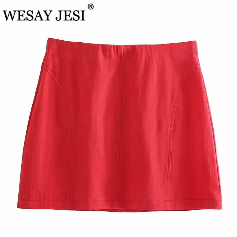 WESAY JESI Women Skirt TRAF ZA 2021 With Blazer Fashion Summer Solid Red Female Suit Elegant Street Party Slim Women Clothes
WESAY JESI Women Skirt TRAF ZA 2021 With Blazer Fashion Summer Solid Red Female Suit Elegant Street Party Slim Women Clothes