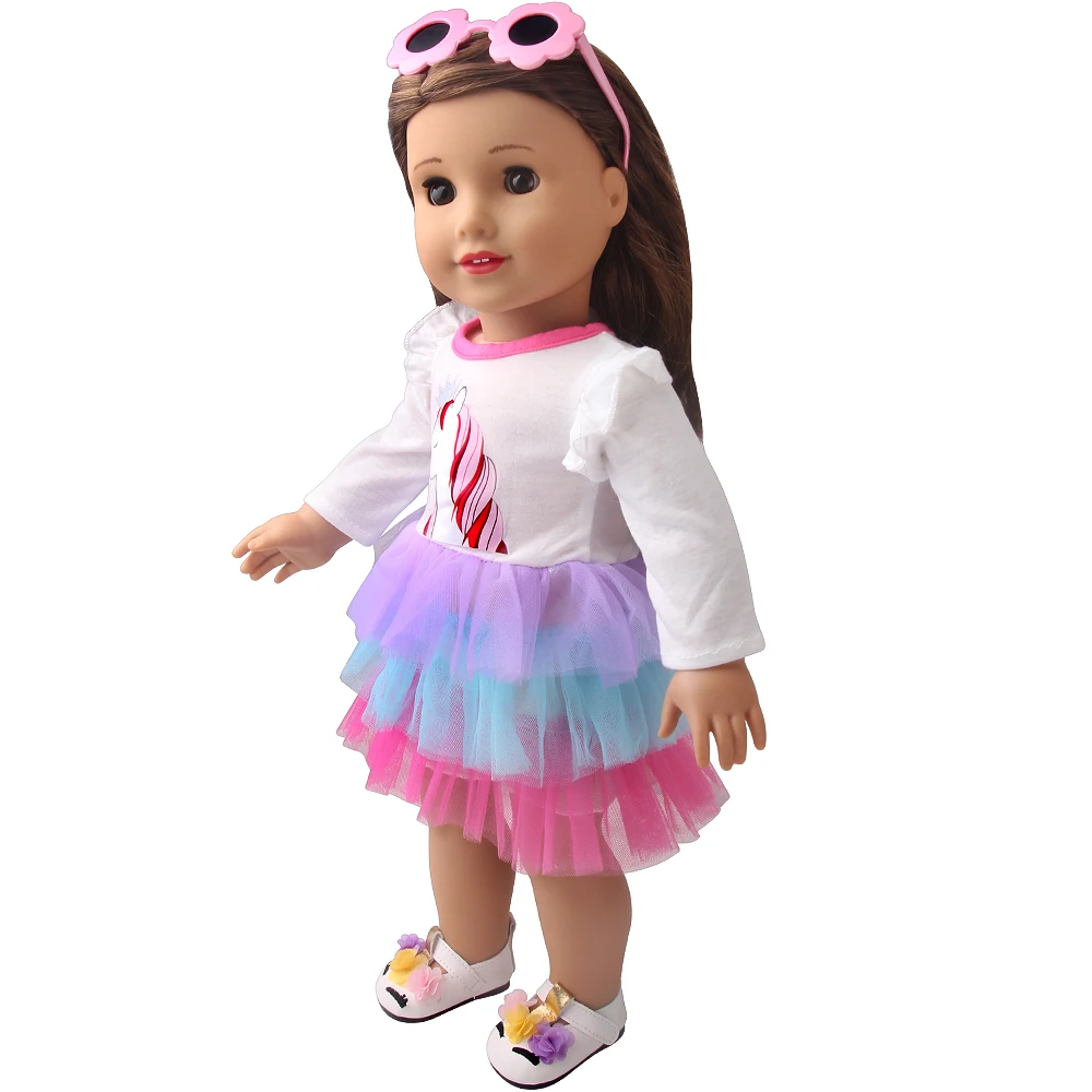 18-дюймовая американская кукла платье для девочек костюм королевы юбка принцессы