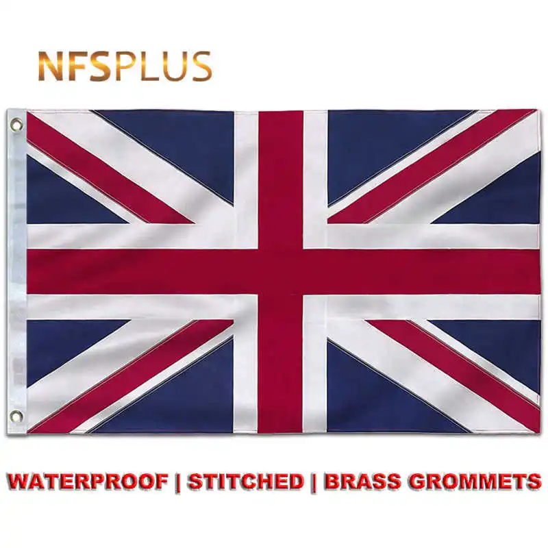 Outdoor British Flag UK United Kingdom Union Jack 90x150cm Waterproof Nylon Stitched Home Decorative National Flags and Banners
Outdoor British Flag UK United Kingdom Union Jack 90x150cm Waterproof Nylon Stitched Home Decorative National Flags and Banners