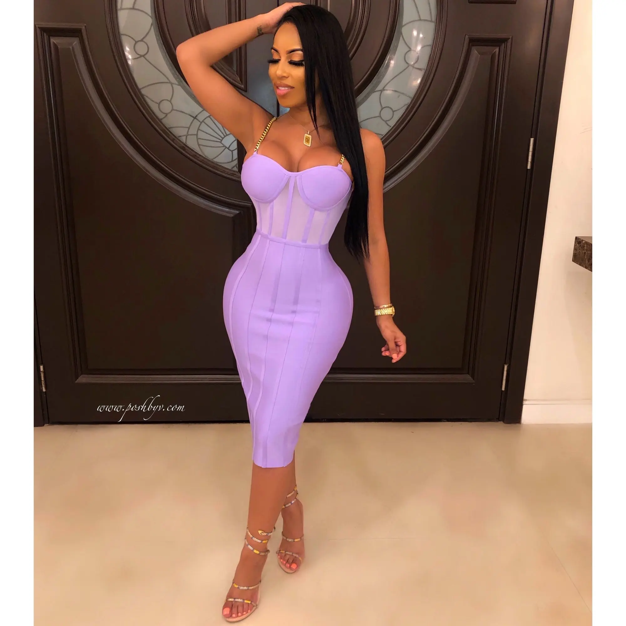 Newlife Celebrity Chain Strap Sexy Women's Bnadage Dresses Night Party Dresses Formal Dress
Newlife Celebrity Chain Strap Sexy Women's Bnadage Dresses Night Party Dresses Formal Dress