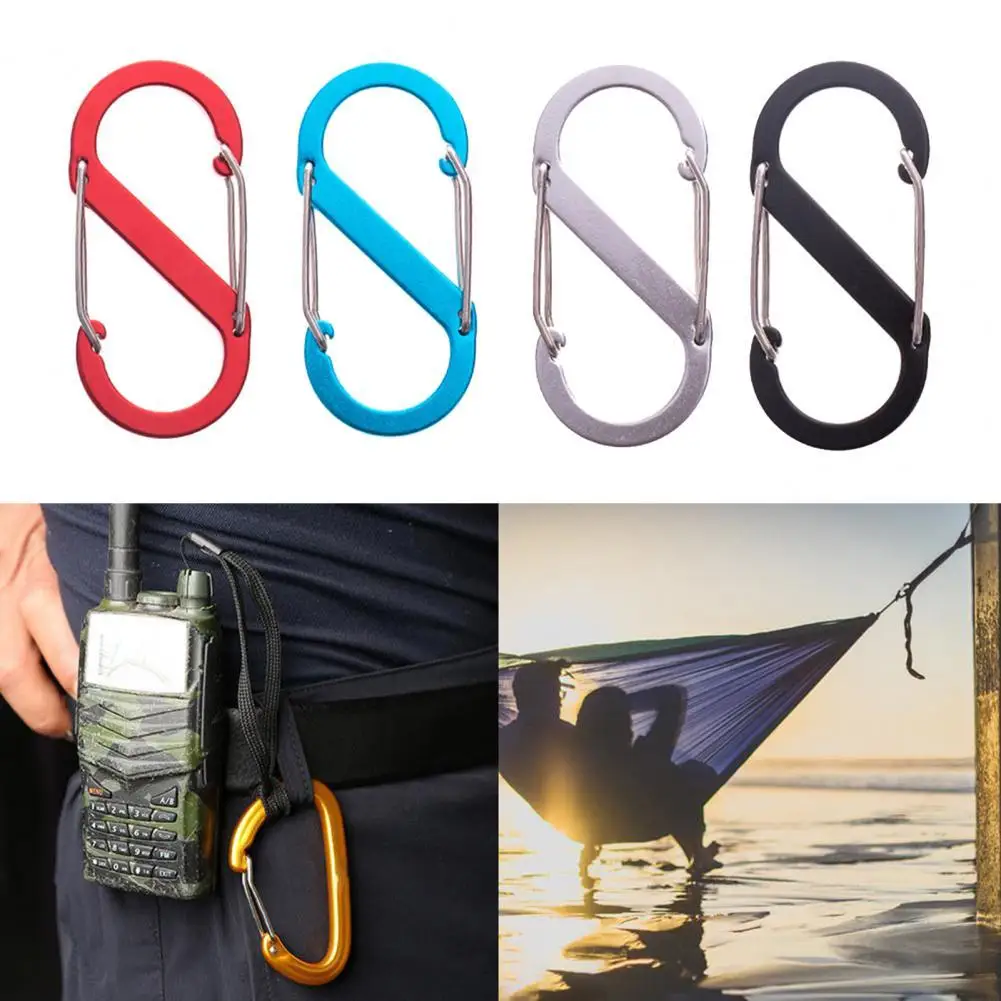 Hanging Buckles Practical Safety Buckle Tool Wear-resistant Compact S-shaped Bilateral Buckle Carabiner
Hanging Buckles Practical Safety Buckle Tool Wear-resistant Compact S-shaped Bilateral Buckle Carabiner