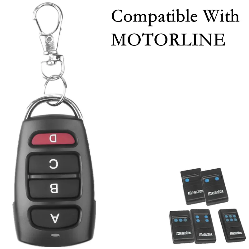 MOTORLINE MX1 MX2 MX3 MX4 MX6 433.92MHz remote control MOTORLINE fixed code controller clone key duplicator for garage command
MOTORLINE MX1 MX2 MX3 MX4 MX6 433.92MHz remote control MOTORLINE fixed code controller clone key duplicator for garage command