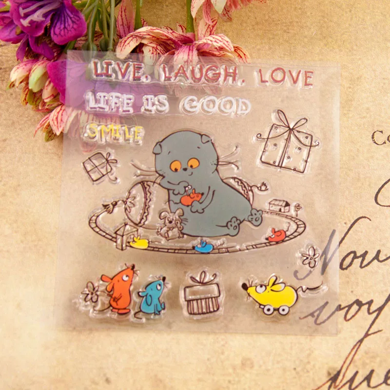Cling Stamp of Little Mouse Cat Roller Coaster Game Park Scrapbooking Paper DIY Card Clear Seal Transparent Stencil Handcraft
Cling Stamp of Little Mouse Cat Roller Coaster Game Park Scrapbooking Paper DIY Card Clear Seal Transparent Stencil Handcraft