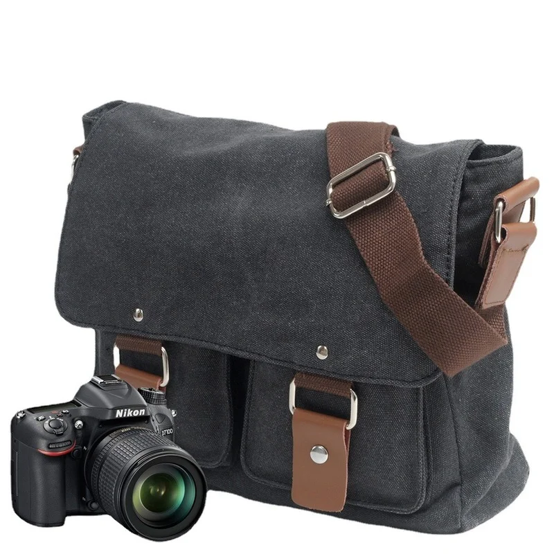 Men's and Women's Crossbody Canvas Bag Shoulder Canon Camera Backpack Sony Mirrorless Single Lens Reflex Camera Nikon Camera Bag
Men's and Women's Crossbody Canvas Bag Shoulder Canon Camera Backpack Sony Mirrorless Single Lens Reflex Camera Nikon Camera Bag