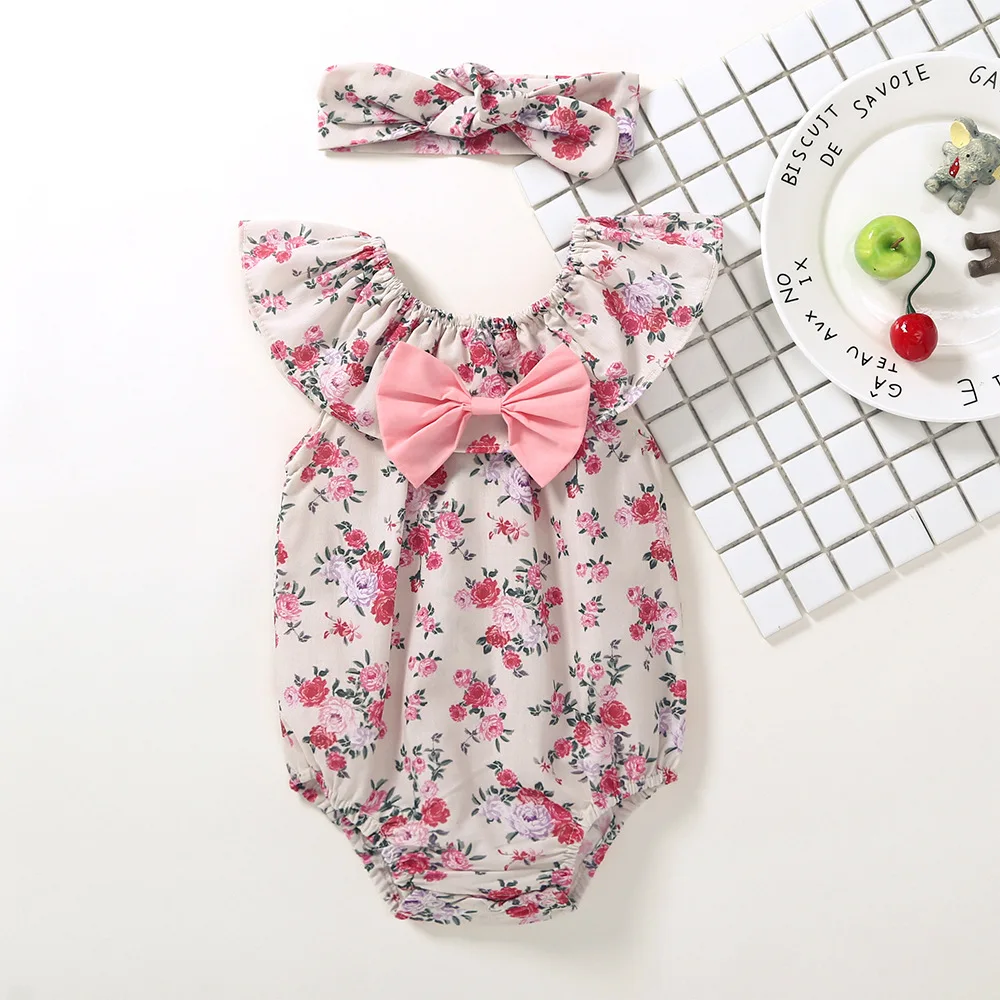 Ircomll 2PCS Summer Suits Baby Girl Bodysuit for Newborns Bow Floral Prints Jumpsuit + Headband Fashion Girl Costume Outfits
Ircomll 2PCS Summer Suits Baby Girl Bodysuit for Newborns Bow Floral Prints Jumpsuit + Headband Fashion Girl Costume Outfits