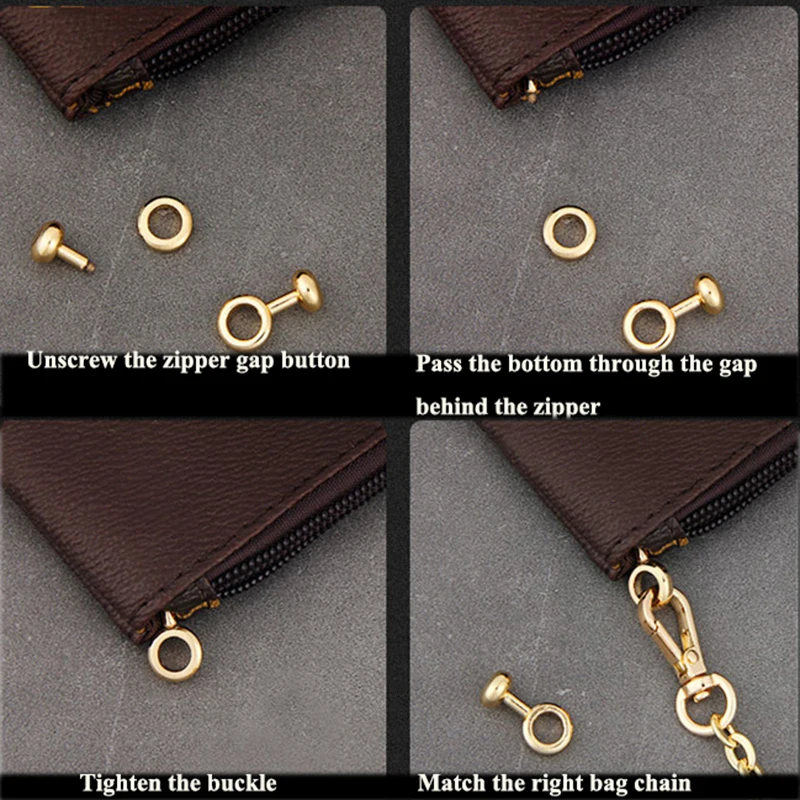 2Pcs Pure Copper Bag Zipper Transform Buckles Accessories Diy Handbag Repair Kit Replace Chain Buckle Adjust Parts Hardware 
2Pcs Pure Copper Bag Zipper Transform Buckles Accessories Diy Handbag Repair Kit Replace Chain Buckle Adjust Parts Hardware