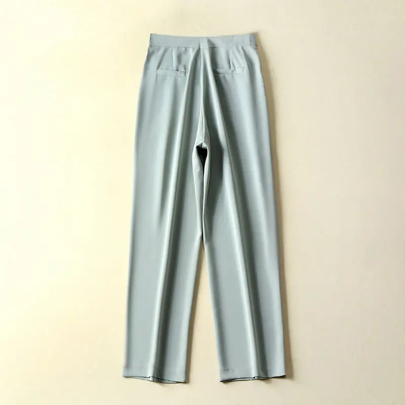 2021 Spring and Summer New Casual Pants Straight Suit Pants Long Legs Ladies High Waist Trousers Temperament Ribbon Pants Women 
2021 Spring and Summer New Casual Pants Straight Suit Pants Long Legs Ladies High Waist Trousers Temperament Ribbon Pants Women