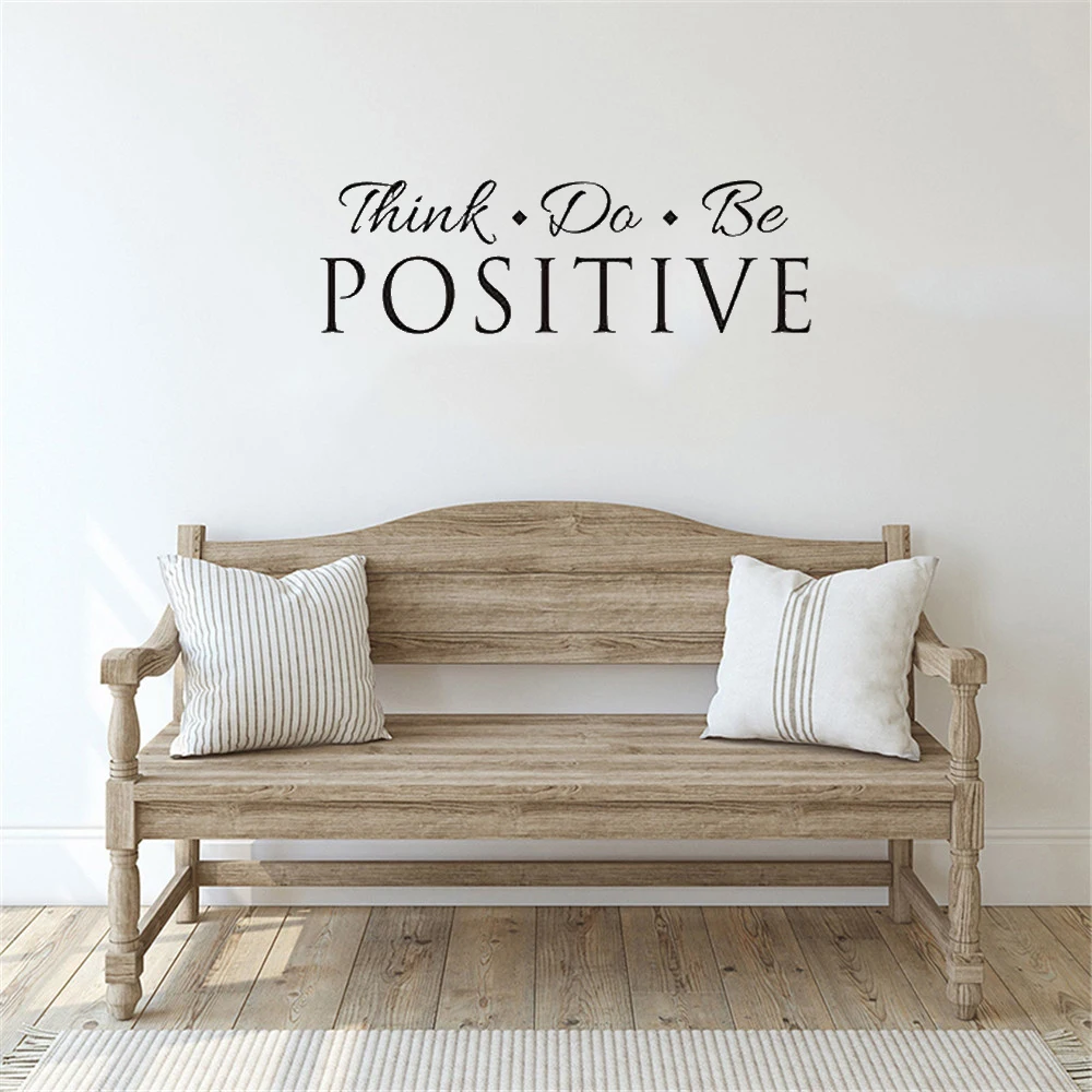 Think Be Positive Lettering Wall Stickers Quote Wall Decal Home Decoration For Office Library Stickers Vinyl Mural DW4059
Think Be Positive Lettering Wall Stickers Quote Wall Decal Home Decoration For Office Library Stickers Vinyl Mural DW4059