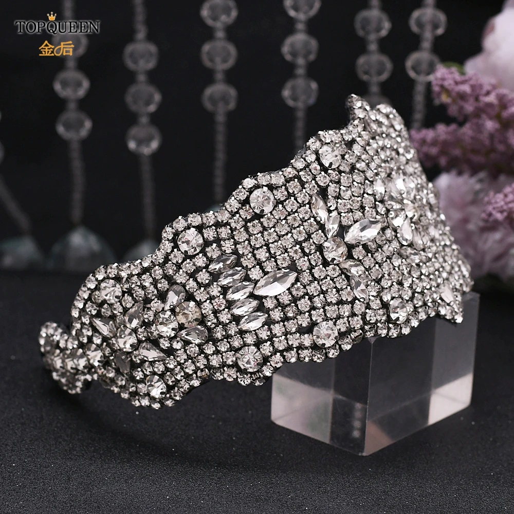 TOPQUEEN S233-FG Bridal Tiara Wedding Hair Crown Rhinestone Baroque Headband Newest Design Bridal Headpiece Women Headhoop
TOPQUEEN S233-FG Bridal Tiara Wedding Hair Crown Rhinestone Baroque Headband Newest Design Bridal Headpiece Women Headhoop