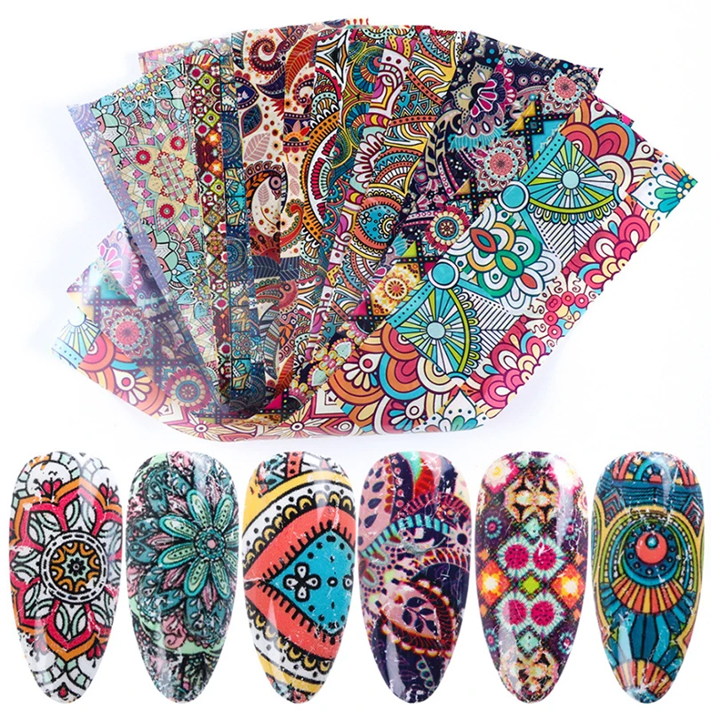 16pcs Retro Nail Foil for Manicure UV Gel Polish Sticker Colorful Flowers Design Adhesive Decal Nail Art Decoration Wraps
16pcs Retro Nail Foil for Manicure UV Gel Polish Sticker Colorful Flowers Design Adhesive Decal Nail Art Decoration Wraps