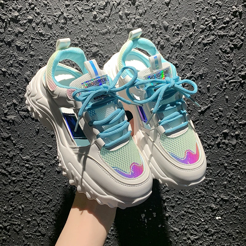 2021 Sneakers Women Casual Platform Shoes Fashion Height Increasing Sports Ladies Trainers Thick Bottom Chunky Sneakers Woman
2021 Sneakers Women Casual Platform Shoes Fashion Height Increasing Sports Ladies Trainers Thick Bottom Chunky Sneakers Woman