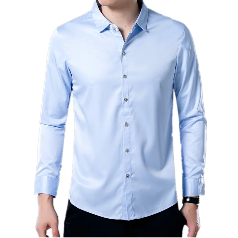 2020 Spring New Mens Business Long Sleeved Plus Size Slim Fit Shirt Fashion Clothes Camisa Masculina Koszula White Erkek Giyim
2020 Spring New Mens Business Long Sleeved Plus Size Slim Fit Shirt Fashion Clothes Camisa Masculina Koszula White Erkek Giyim