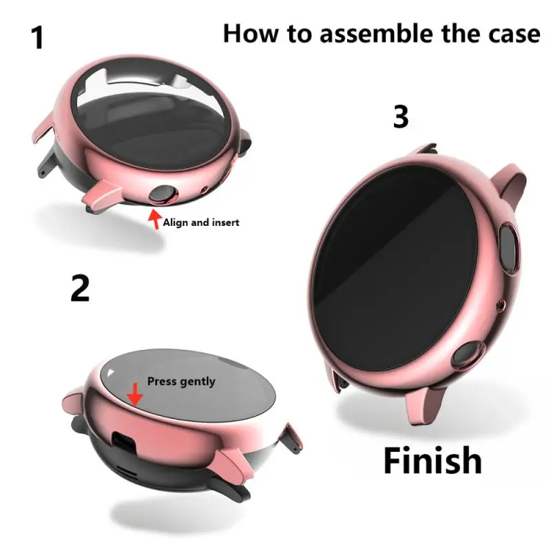 New Screen Protector Soft Case For Samsung Galaxy Watch Active 2 Electroplating All-inclusive PC Protective Case Shell 44mm
New Screen Protector Soft Case For Samsung Galaxy Watch Active 2 Electroplating All-inclusive PC Protective Case Shell 44mm
