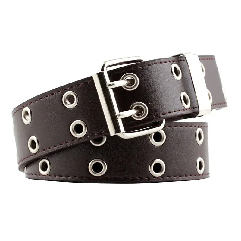 Belt Unisex Free Punch Double Row Pin Buckle Pop Punk Hip Hop Belt Ladies Pants Tide Chain
Belt Unisex Free Punch Double Row Pin Buckle Pop Punk Hip Hop Belt Ladies Pants Tide Chain