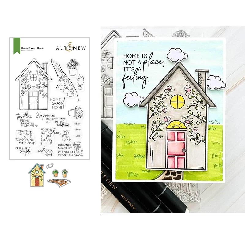 Home Sweet Home Stamps And Dies New Arrival 2021 Scrapbook Diary Decoration Embossing Template Diy Greeting Card Handmade
Home Sweet Home Stamps And Dies New Arrival 2021 Scrapbook Diary Decoration Embossing Template Diy Greeting Card Handmade