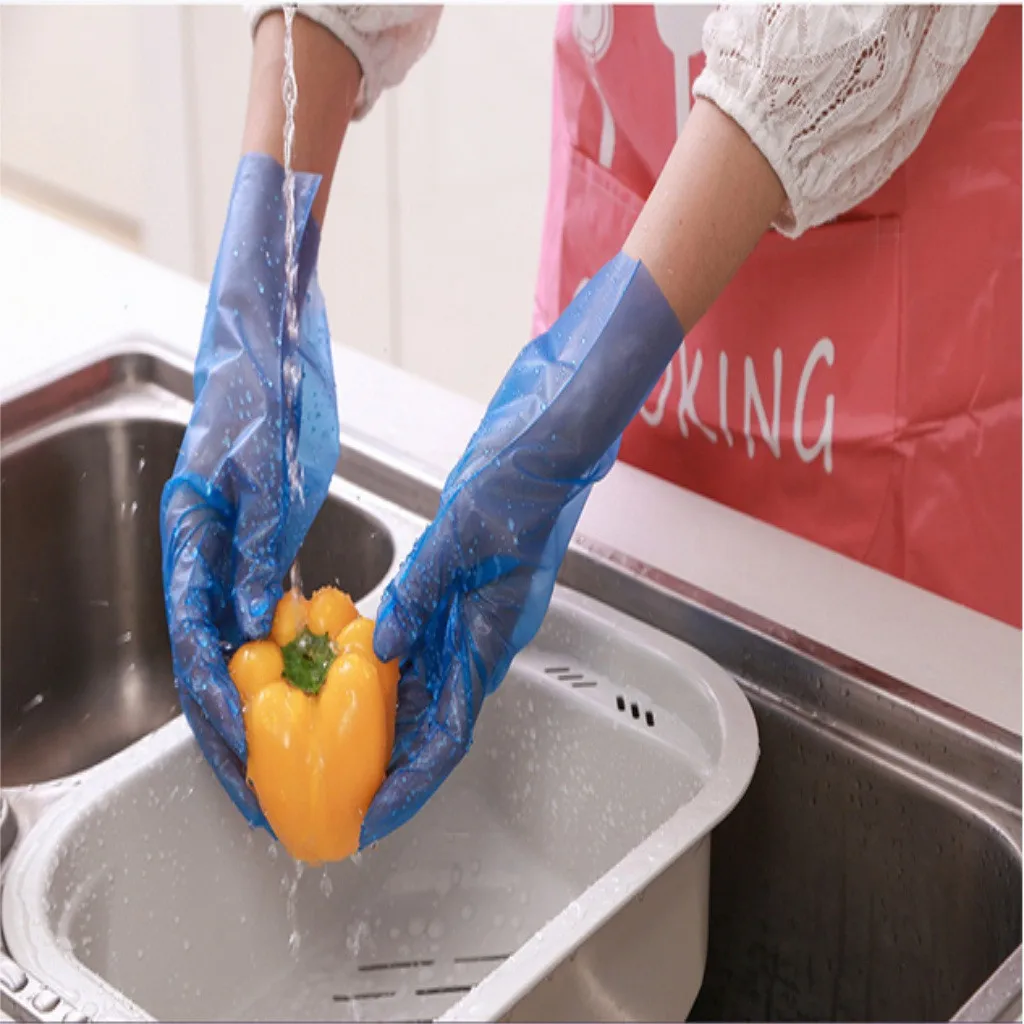 100pcs Disposable Gloves Blue Portable Household Cleaning Kitchen For Restaurant Kitchen Bbq Eco-friendly Food Gloves Fruit 
100pcs Disposable Gloves Blue Portable Household Cleaning Kitchen For Restaurant Kitchen Bbq Eco-friendly Food Gloves Fruit