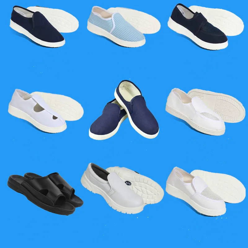 Antistatic shoes Pu dust-free shoes white canvas soft soled clean cotton shoes PVC
Antistatic shoes Pu dust-free shoes white canvas soft soled clean cotton shoes PVC