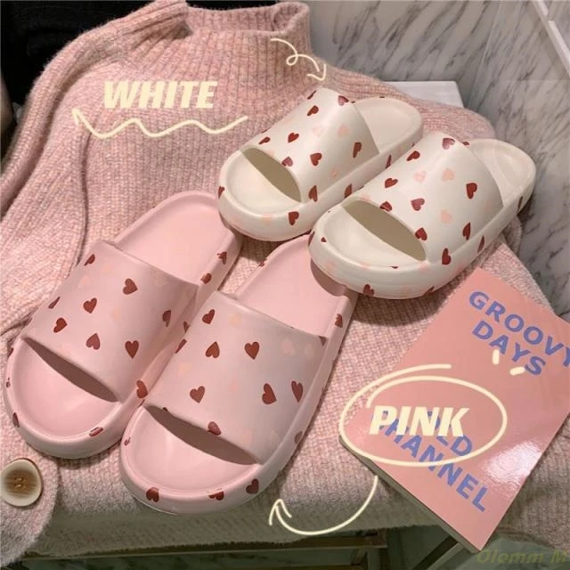 2021 Home Slippers Women Shoes Indoor Cool Soft Bottom Heart slippers Fashion women Slides Light Beach sweet Slippers white
2021 Home Slippers Women Shoes Indoor Cool Soft Bottom Heart slippers Fashion women Slides Light Beach sweet Slippers white