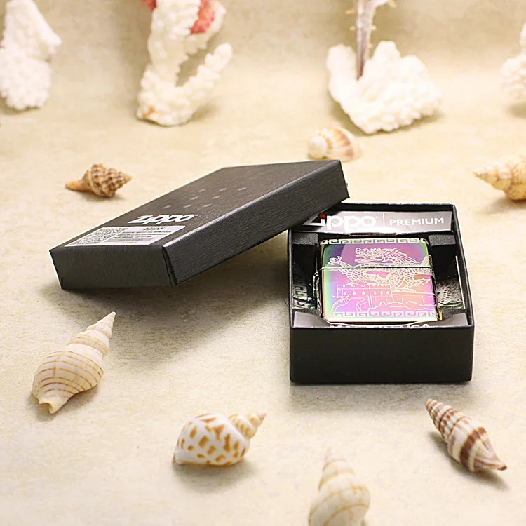 Genuine Zippo oil lighter copper windproof Chinese Dragon Great Wall cigarette Kerosene lighters With anti-counterfeiting code
Genuine Zippo oil lighter copper windproof Chinese Dragon Great Wall cigarette Kerosene lighters With anti-counterfeiting code