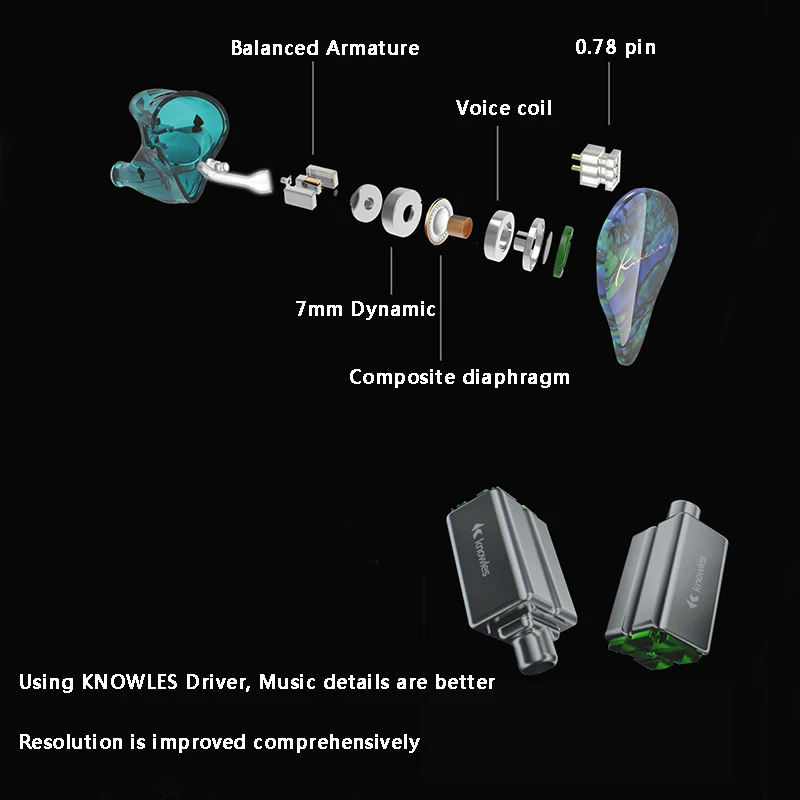KINERA IDUN Wired 3.5mm 0.78mm cable earphones monitor hifi dj Active Noice Cancelling headset Detachable Audio earbuds no mic
KINERA IDUN Wired 3.5mm 0.78mm cable earphones monitor hifi dj Active Noice Cancelling headset Detachable Audio earbuds no mic